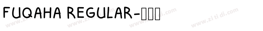 FUQAHA REGULAR字体转换